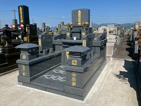 新規建墓　施工